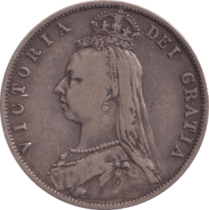 1888 HALFCROWN ( GF ) - Halfcrown - Cambridgeshire Coins