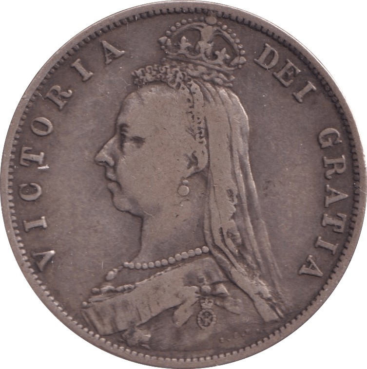 1888 HALFCROWN ( GF ) - Halfcrown - Cambridgeshire Coins