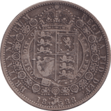 1888 HALFCROWN ( GF ) - Halfcrown - Cambridgeshire Coins