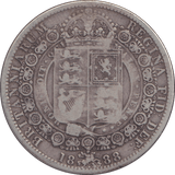 1888 HALFCROWN ( GF ) - WORLD COINS - Cambridgeshire Coins
