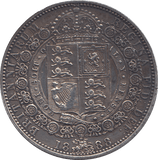 1888 HALFCROWN ( GVF ) - HALFCROWN - Cambridgeshire Coins
