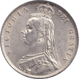 1888 HALFCROWN ( UNC ) - HALFCROWN - Cambridgeshire Coins