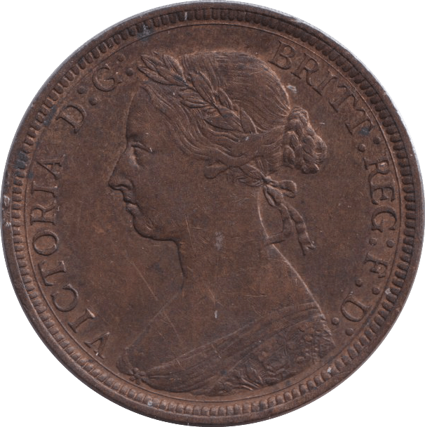 1888 HALFPENNY ( AUNC ) - HALFPENNY - Cambridgeshire Coins