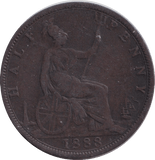 1888 HALFPENNY ( FINE ) - HALFPENNY - Cambridgeshire Coins