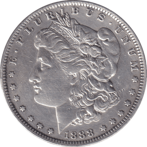 1888 MORGAN DOLLAR USA NEW ORLEANS MINT - SILVER WORLD COINS - Cambridgeshire Coins