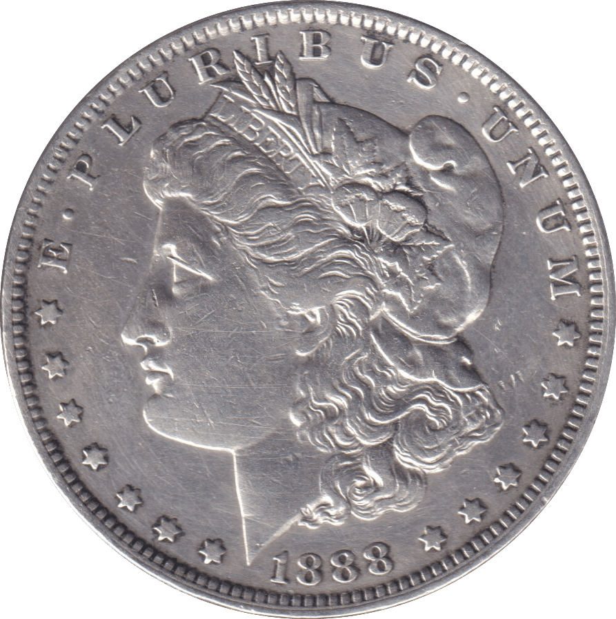 1888 MORGAN DOLLAR USA NEW ORLEANS MINT - SILVER WORLD COINS - Cambridgeshire Coins
