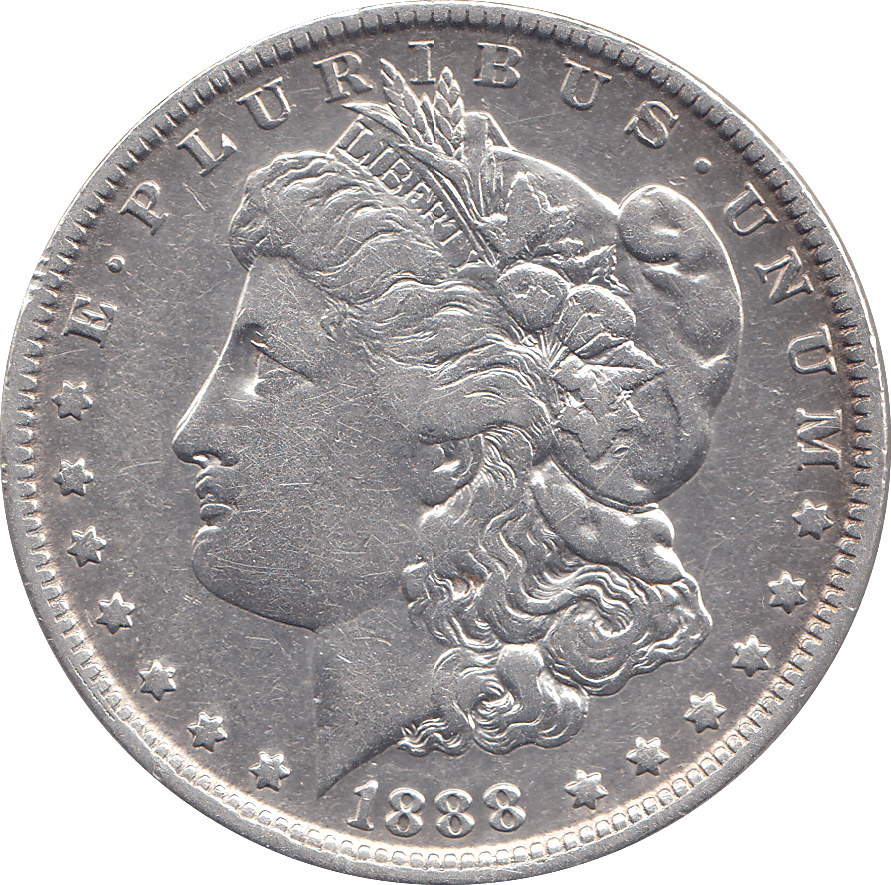 1888 NEW ORLEANS HOT LIPS ERROR MORGAN DOLLAR - WORLD COINS - Cambridgeshire Coins