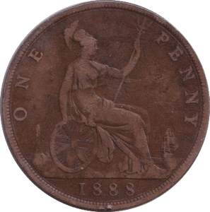 1888 PENNY ( FINE ) - PENNY - Cambridgeshire Coins