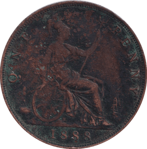 1888 PENNY ( VF ) - PENNY - Cambridgeshire Coins