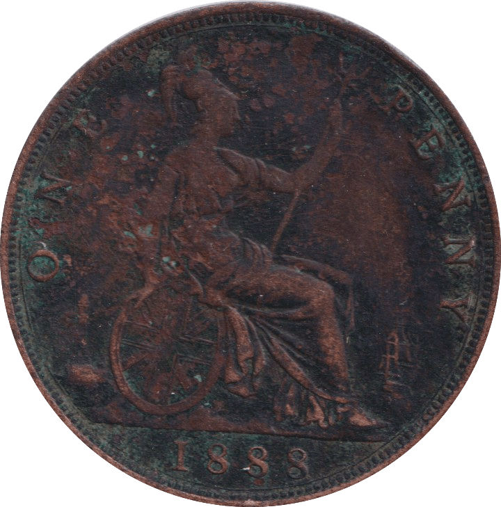 1888 PENNY ( VF ) - PENNY - Cambridgeshire Coins