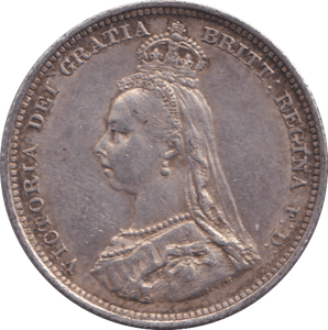 1888 SHILLING ( EF ) 1 - SHILLING - Cambridgeshire Coins
