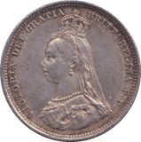 1888 SHILLING ( EF ) 1 - SHILLING - Cambridgeshire Coins