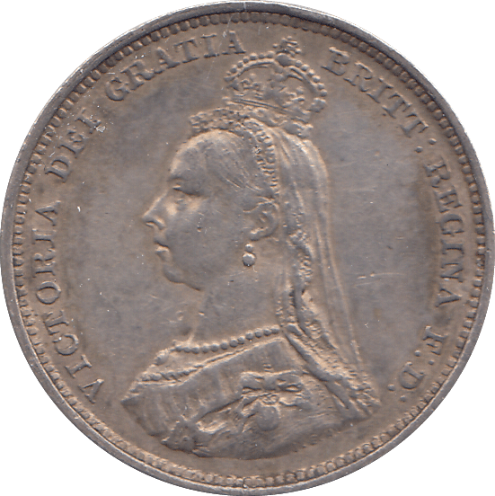 1888 SHILLING ( EF ) - SHILLING - Cambridgeshire Coins