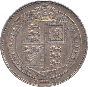 1888 SHILLING ( EF ) - SHILLING - Cambridgeshire Coins