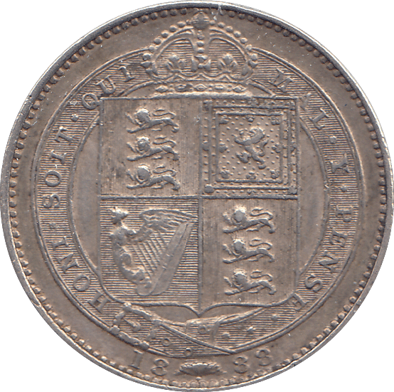 1888 SHILLING ( EF ) - SHILLING - Cambridgeshire Coins