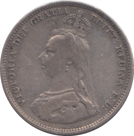 1888 SHILLING ( FINE ) - SHILLING - Cambridgeshire Coins
