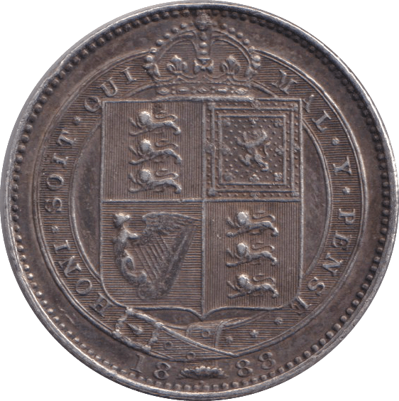 1888 SHILLING ( GF ) - SHILLING - Cambridgeshire Coins