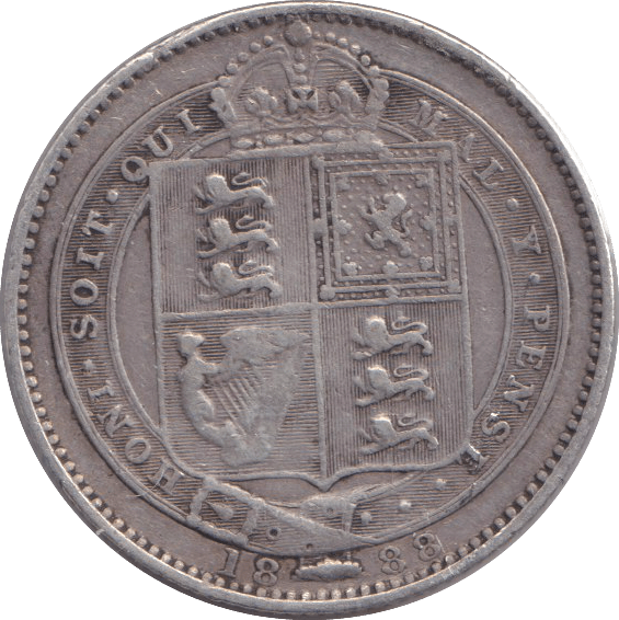 1888 SHILLING ( GF ) - SHILLING - Cambridgeshire Coins