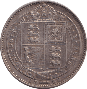 1888 SHILLING ( GVF ) - SHILLING - Cambridgeshire Coins