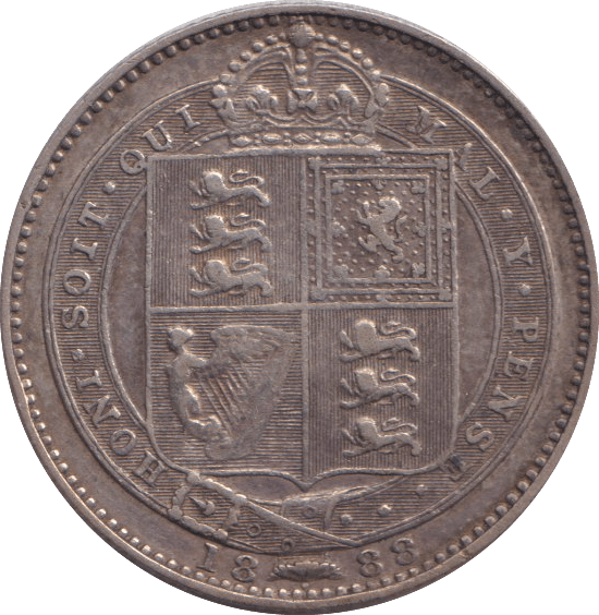 1888 SHILLING ( GVF ) - SHILLING - Cambridgeshire Coins