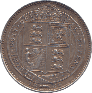 1888 SHILLING ( GVF ) - WORLD COINS - Cambridgeshire Coins