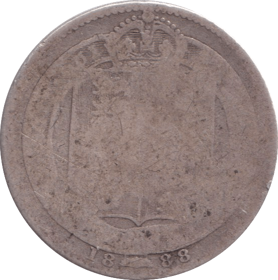 1888 SHILLING ( NF ) - SHILLING - Cambridgeshire Coins