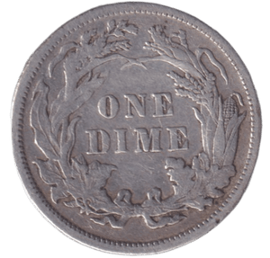 1888 SILVER DIME USA - SILVER WORLD COINS - Cambridgeshire Coins