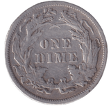 1888 SILVER DIME USA - SILVER WORLD COINS - Cambridgeshire Coins