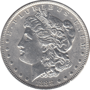 1888 SILVER DOLLAR USA - SILVER WORLD COINS - Cambridgeshire Coins