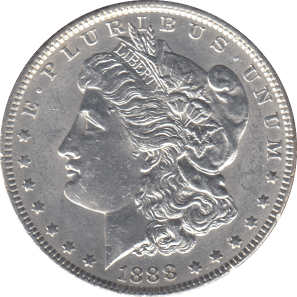 1888 SILVER DOLLAR USA - SILVER WORLD COINS - Cambridgeshire Coins