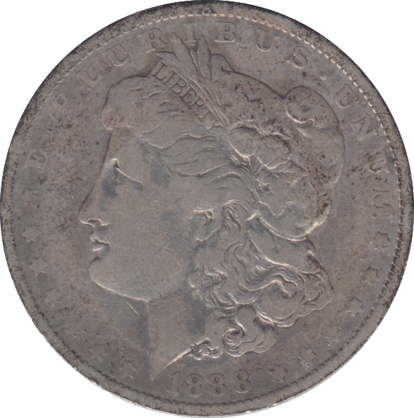 1888 SILVER DOLLAR USA - SILVER WORLD COINS - Cambridgeshire Coins