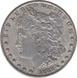 1888 SILVER MORGAN DOLLAR PHILADELPHIA MINT - SILVER WORLD COINS - Cambridgeshire Coins