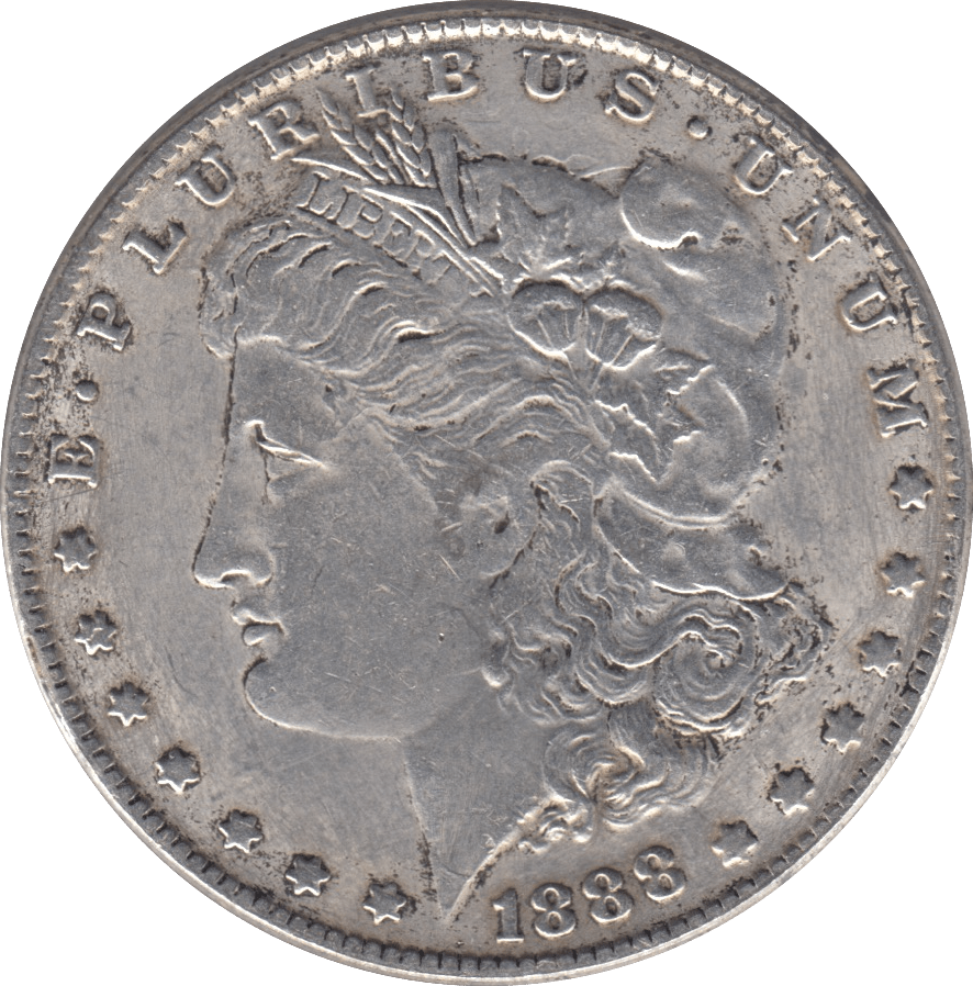 1888 SILVER MORGAN DOLLAR PHILADELPHIA MINT - SILVER WORLD COINS - Cambridgeshire Coins
