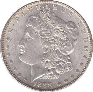 1888 SILVER MORGAN DOLLAR USA PHILADELPHIA - SILVER WORLD COINS - Cambridgeshire Coins