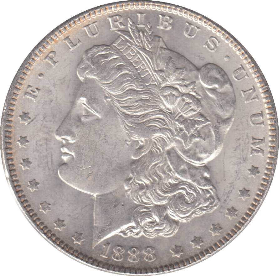 1888 SILVER MORGAN DOLLAR USA PHILADELPHIA - SILVER WORLD COINS - Cambridgeshire Coins
