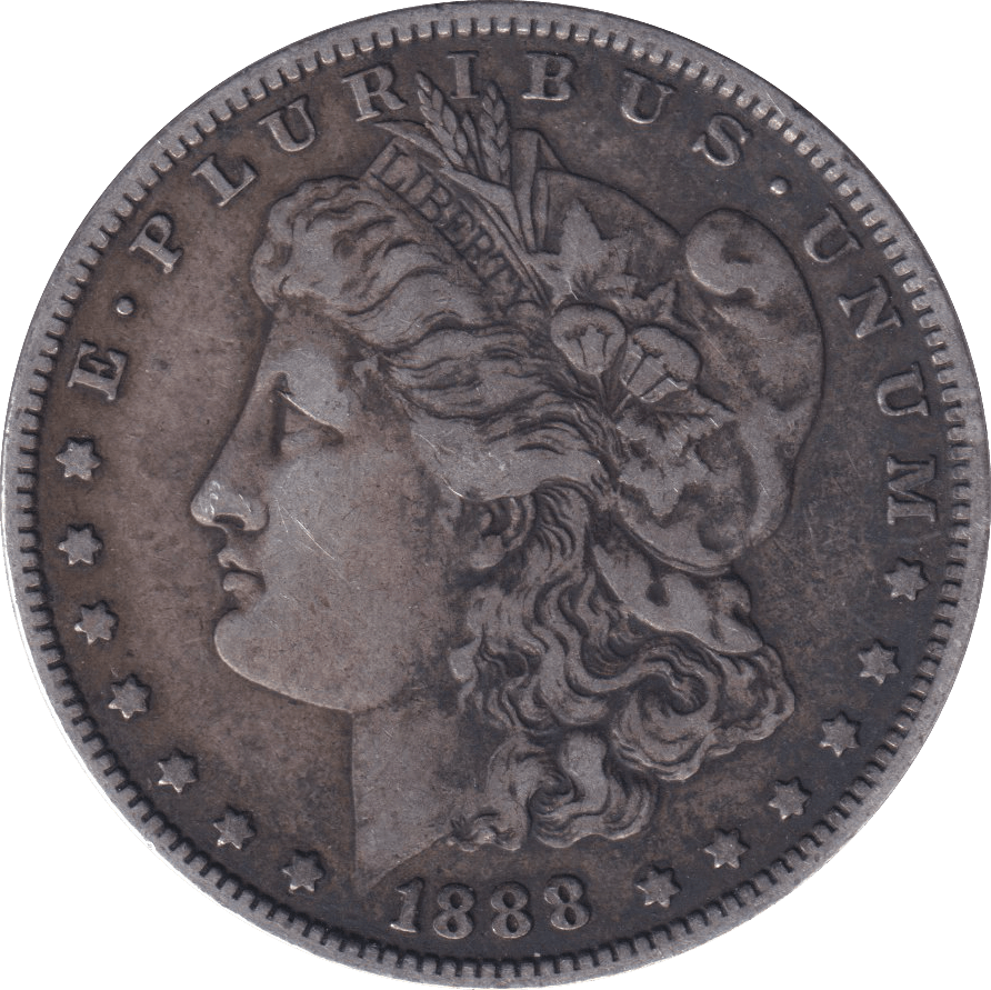 1888 SILVER MORGAN DOLLAR USA - SILVER WORLD COINS - Cambridgeshire Coins