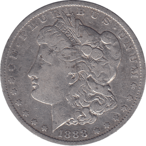 1888 SILVER MORGAN DOLLAR USA - SILVER WORLD COINS - Cambridgeshire Coins
