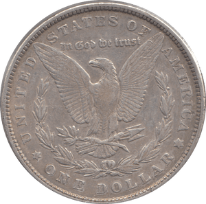 1888 SILVER ONE MORGAN DOLLAR USA - SILVER WORLD COINS - Cambridgeshire Coins