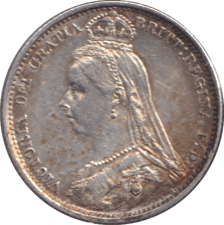 1888 SIXPENCE ( EF ) - SIXPENCE - Cambridgeshire Coins
