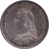 1888 SIXPENCE ( EF ) - SIXPENCE - Cambridgeshire Coins