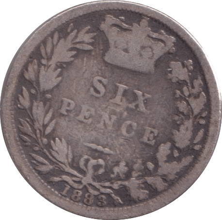1888 SIXPENCE ( FINE ) - SIXPENCE - Cambridgeshire Coins