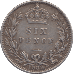1888 SIXPENCE ( VF ) - Sixpence - Cambridgeshire Coins
