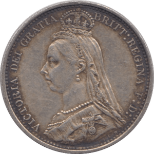 1888 SIXPENCE ( VF ) - SIXPENCE - Cambridgeshire Coins