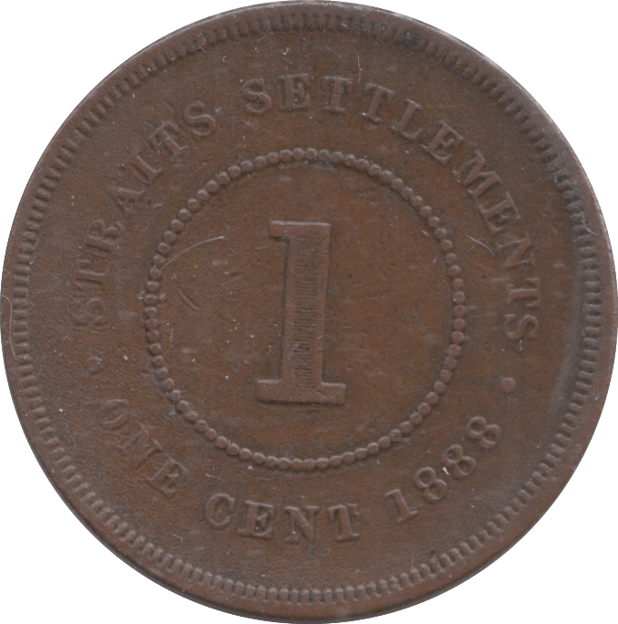 1888 STRAIT SETTLEMENT - WORLD COINS - Cambridgeshire Coins