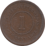 1888 STRAIT SETTLEMENT - WORLD COINS - Cambridgeshire Coins
