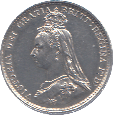 1888 THREEPENCE ( AUNC ) - THREEPENCE - Cambridgeshire Coins
