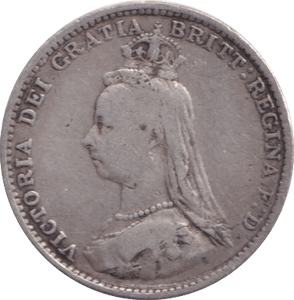 1888 THREEPENCE ( FINE ) - Threepence - Cambridgeshire Coins