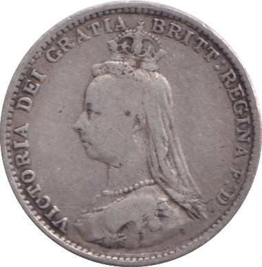 1888 THREEPENCE ( FINE ) - Threepence - Cambridgeshire Coins