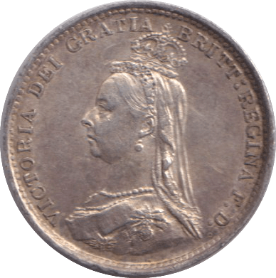 1888 THREEPENCE ( GVF ) - THREEPENCE - Cambridgeshire Coins