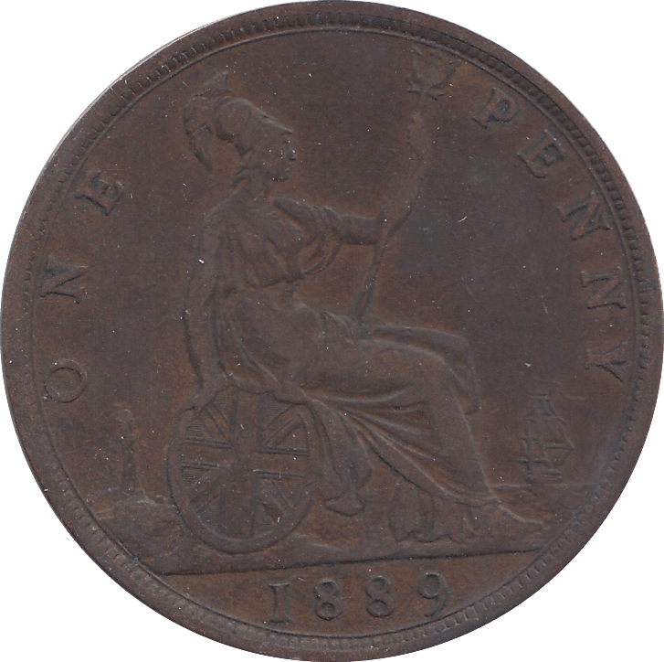 1889 1 PENNY ( VF ) - WORLD COINS - Cambridgeshire Coins